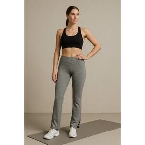 Athleisure Yoga Lounge Gray Heather Bootcut Pants prAna Small